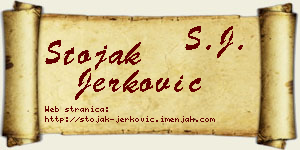 Stojak Jerković vizit kartica